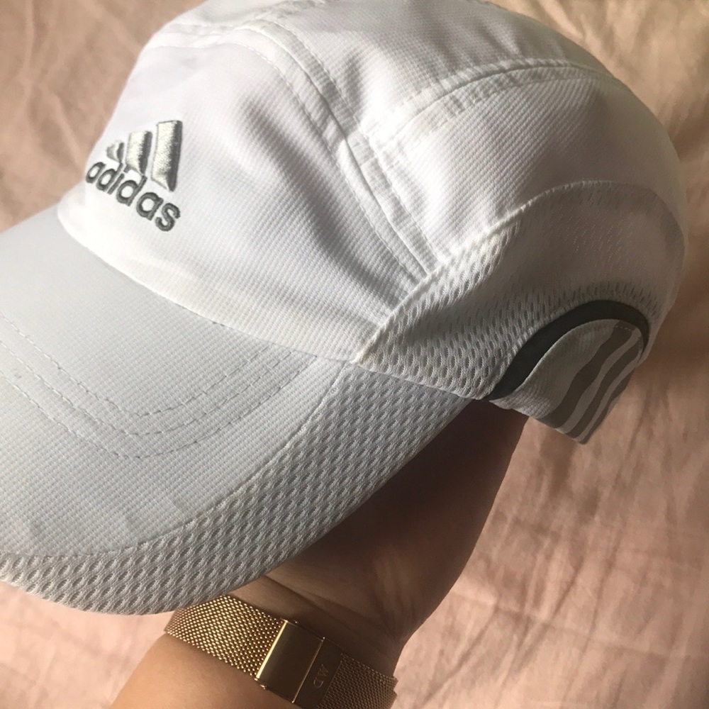 Adidas unisex white cap